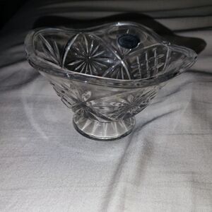 Elegant Crystal Glass Bowl